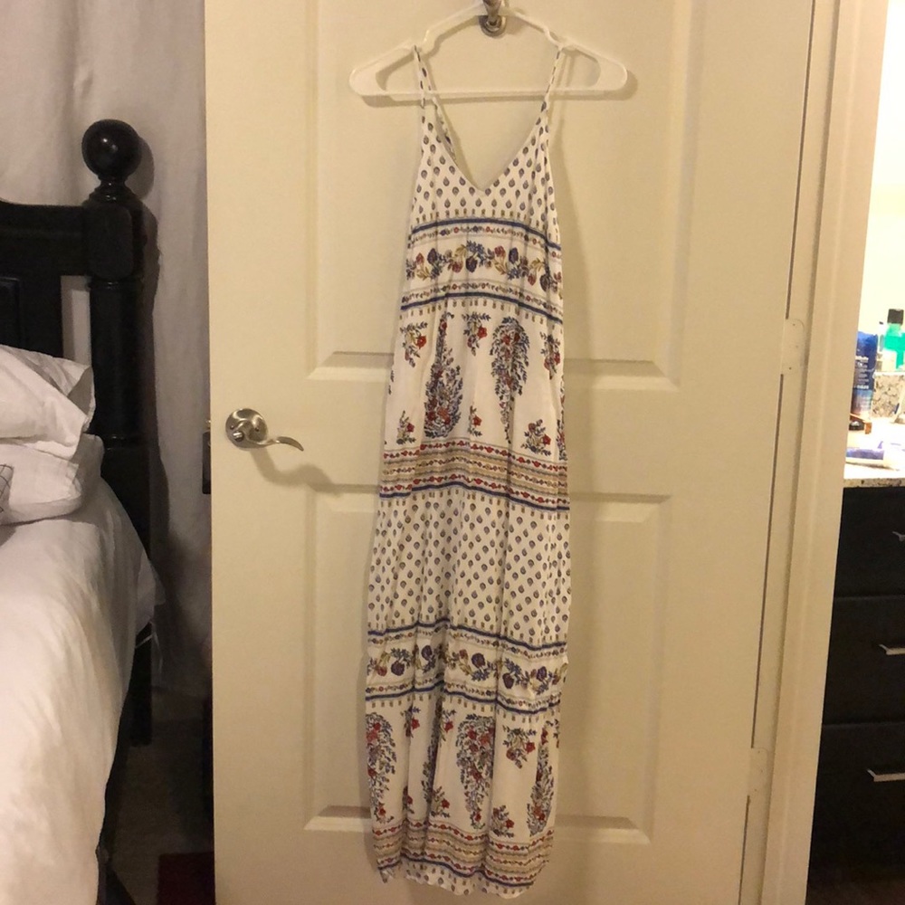 Cross-Back Bohemian Style Maxi Dress from Old Navy